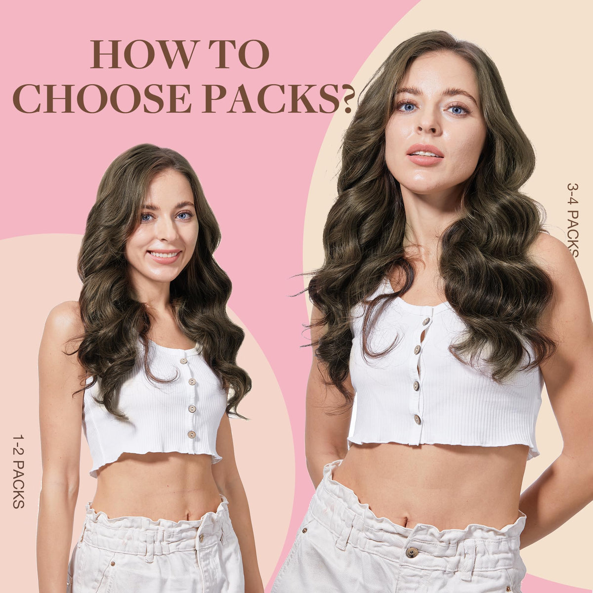 Extensions de cheveux GOO GOO en couleur naturelle