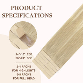 Extensions de cheveux GOO GOO en paquet de 10 pièces