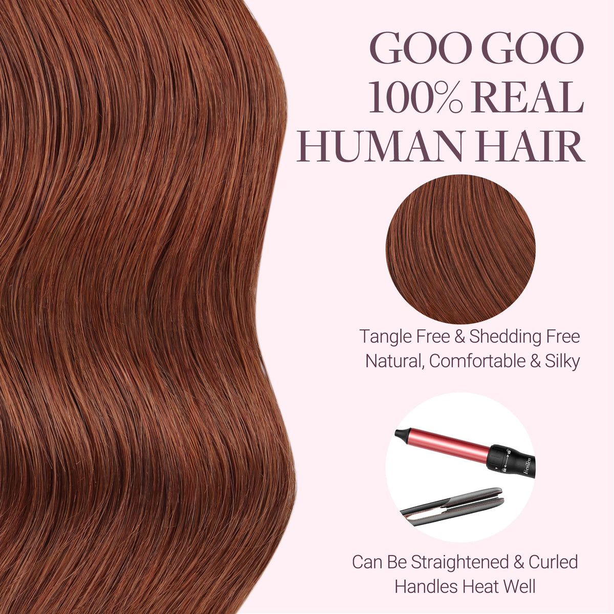 Extensions de cheveux GOO GOO en paquet de 20 pièces