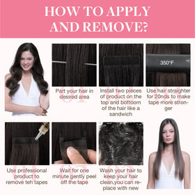 Extensions de cheveux GOO GOO en paquet de 40 pièces