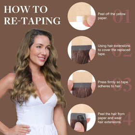 Extensions de cheveux GOO GOO en paquet de 40 pièces
