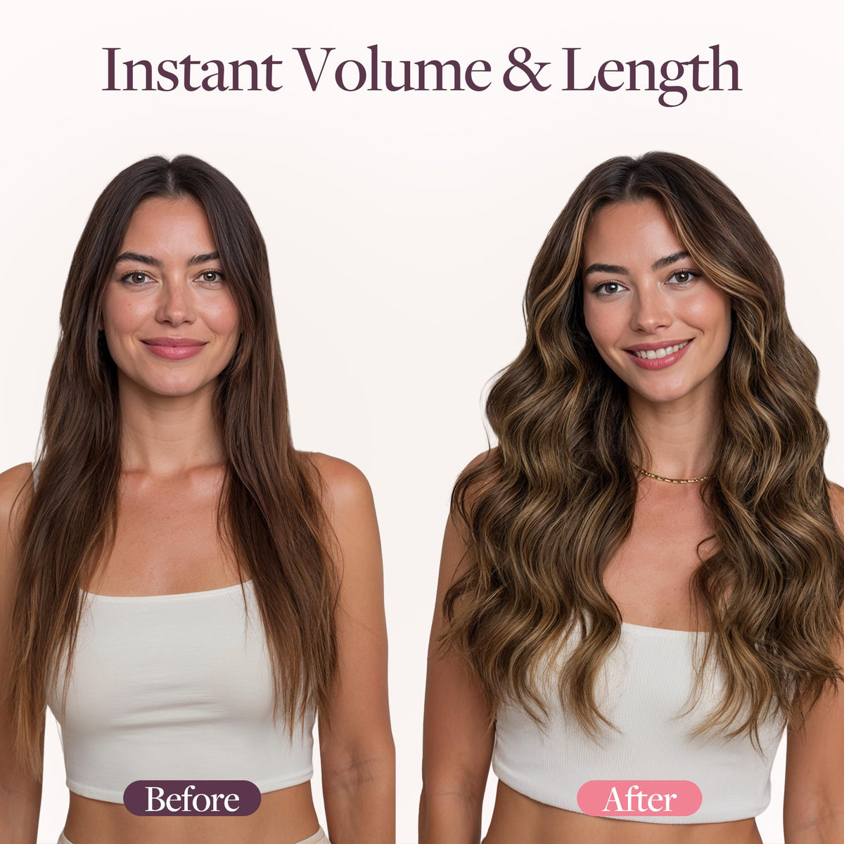 Extensions de cheveux GOO GOO en situation de coiffure