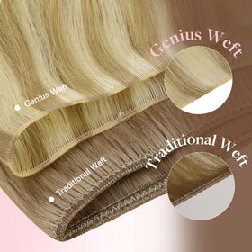 Extensions de cheveux GOO GOO Genius Weft en application
