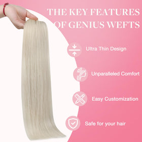 Extensions de cheveux GOO GOO Genius Weft sur un mannequin