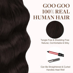 Extensions de cheveux GOO GOO mises en forme avec des boucles