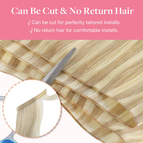 Extensions de cheveux GOO GOO mises en place