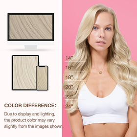 Extensions de cheveux GOO GOO montrant la polyvalence de coiffage