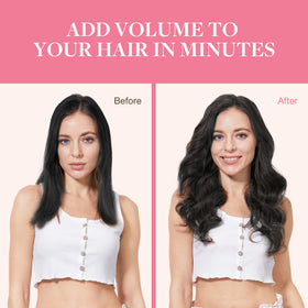 Extensions de cheveux GOO GOO montrant leur texture soyeuse