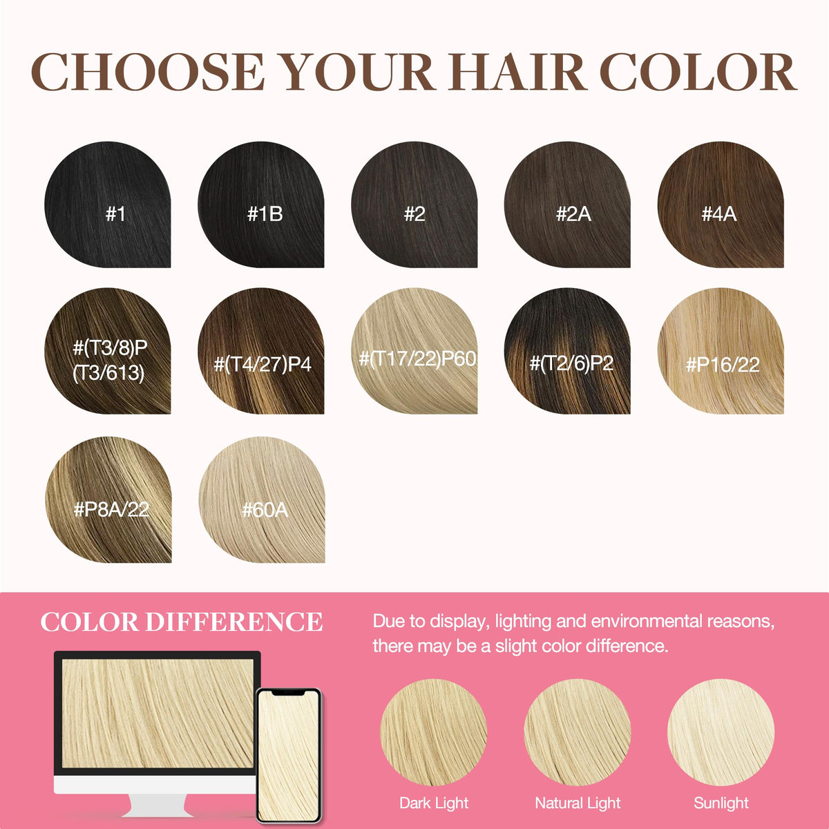 Extensions de cheveux GOO GOO montrant leur texture soyeuse