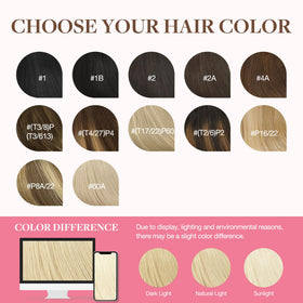 Extensions de cheveux GOO GOO montrant leur texture soyeuse