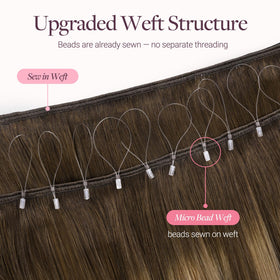 Extensions de Cheveux GOO GOO présentées en longueur de 24 pouces