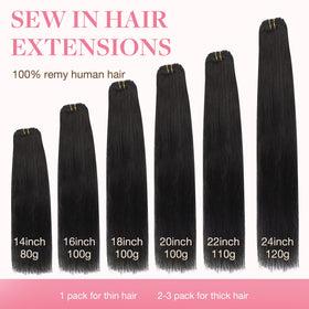 Extensions de cheveux GOO GOO prêtes à être coiffées