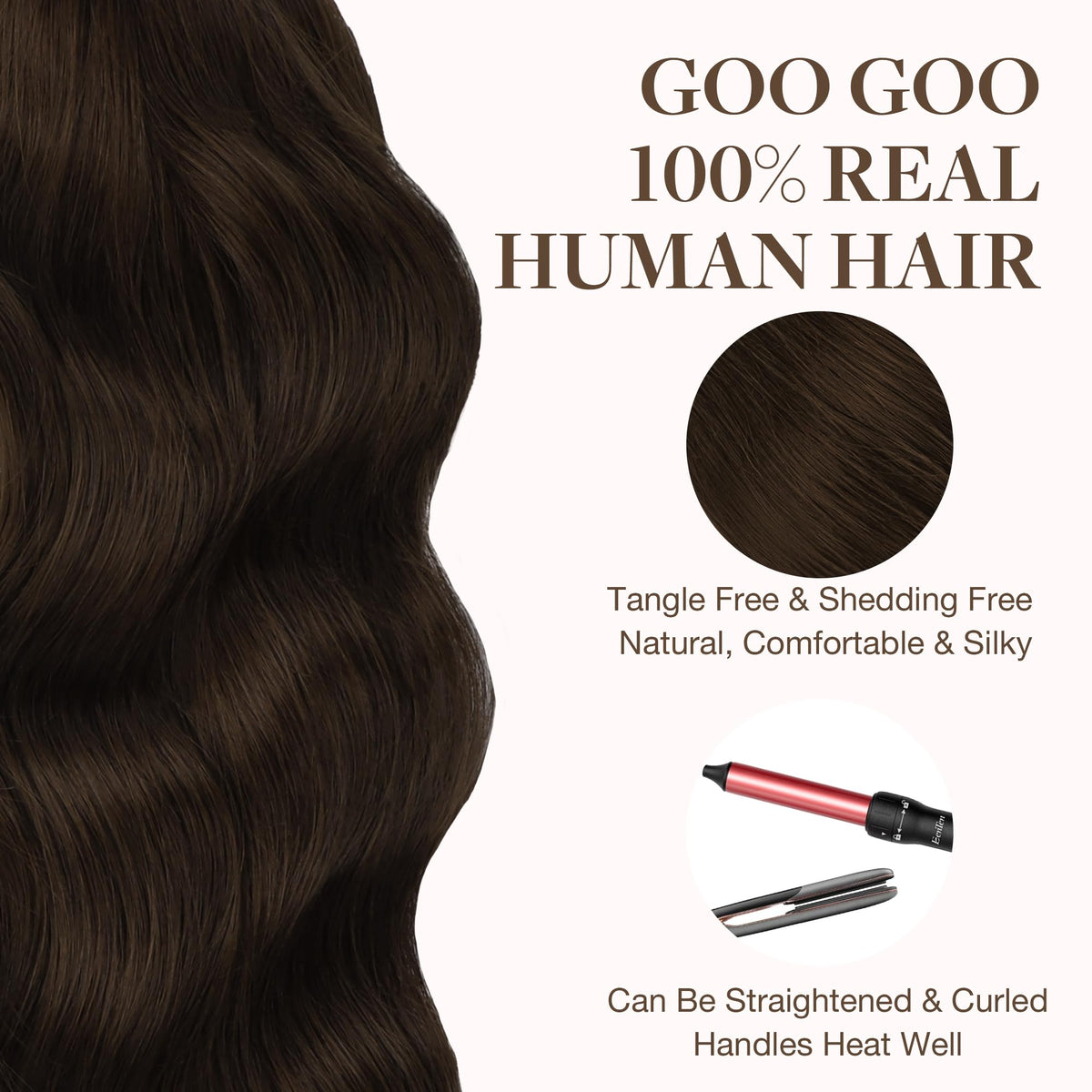 Extensions de cheveux GOO GOO prêtes à être coiffées