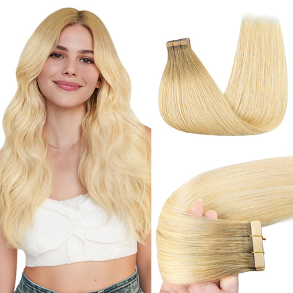 Extensions de cheveux GOO GOO R7/60F 14 pouces, couleur blonde cendrée