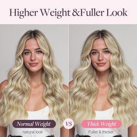 Extensions de cheveux GOO GOO sur un support