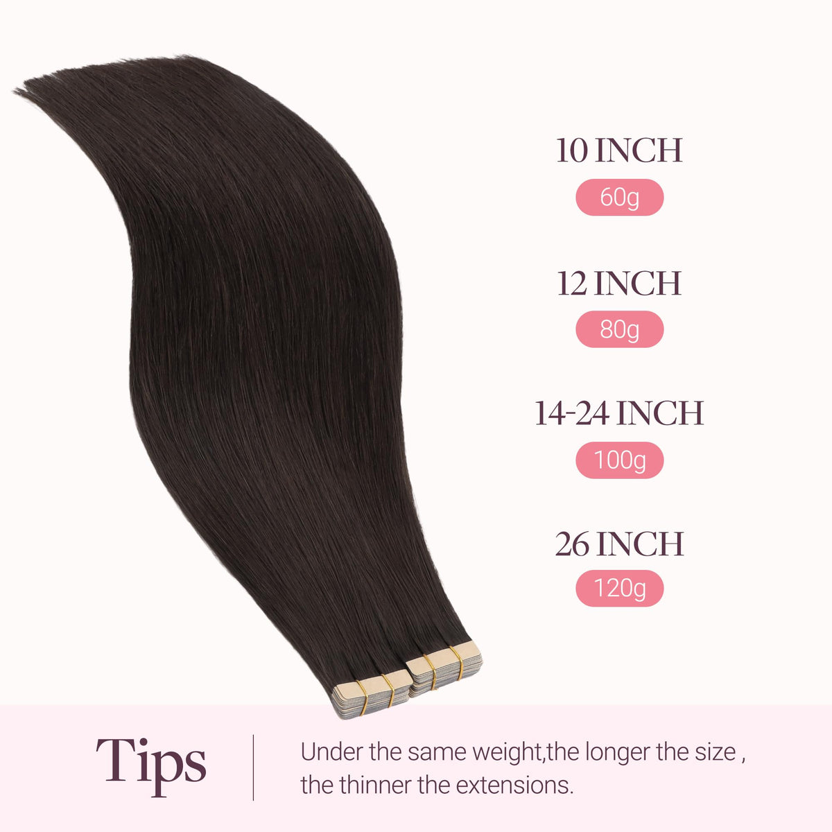 Extensions de cheveux GOO GOO, texture douce et lisse