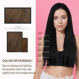 Extensions de cheveux GOO GOO utilisées dans une coiffure élégante