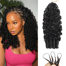 Extensions de cheveux humains bouclés Beauty Queen 24 pouces en boîte cadeau