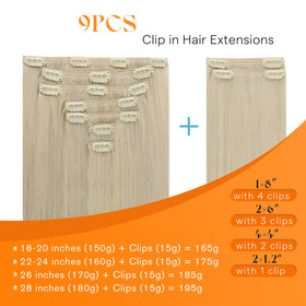 Extensions de cheveux humains Sunny Hair en ombre et blond