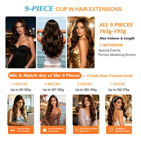 Extensions de cheveux humains Sunny Hair sur un modèle