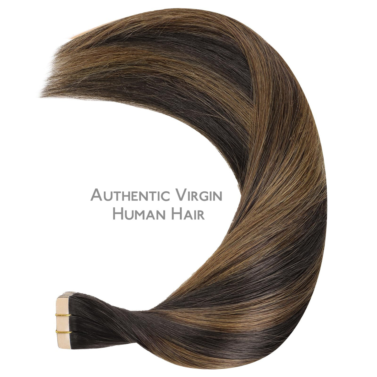 Extensions de cheveux humains Wennalife montrant l'effet balayage