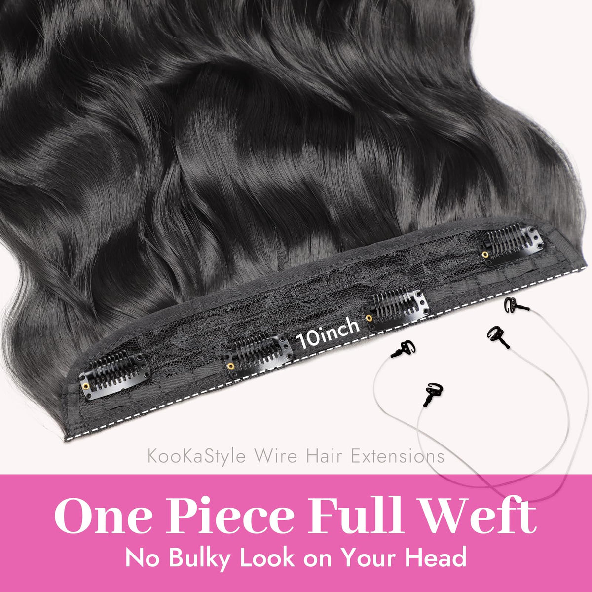 Extensions de cheveux KooKaStyle avec un rendu naturel