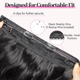 Extensions de cheveux KooKaStyle portées sur un mannequin