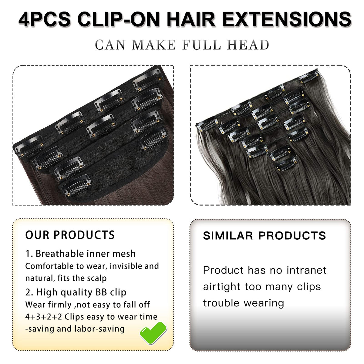 Extensions de cheveux LEEONS dans un cadre de beauté