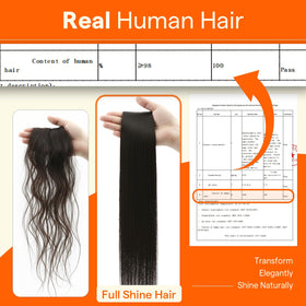 Extensions de cheveux Micro Link Full Shine montrant la texture de cheveux humains