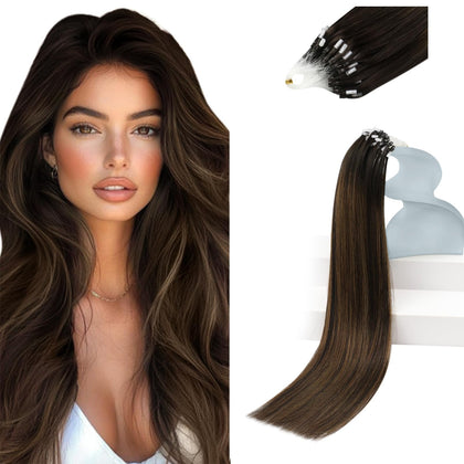 Extensions de cheveux micro link Sunny Hair 16 pouces, coloris naturel