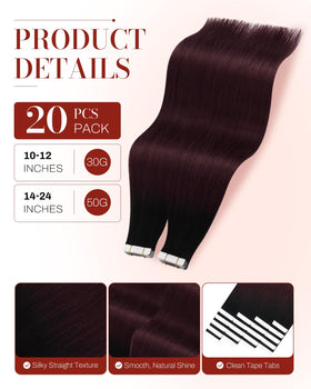 Extensions de cheveux Moresoo en paquet scellé