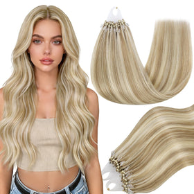 Extensions de cheveux réelles Full Shine 50g 16 pouces, vue avant