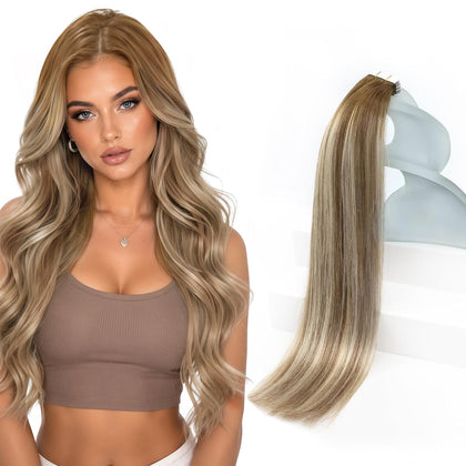 Extensions de cheveux Sunny Hair 18 pouces en cheveux humains, vue avant