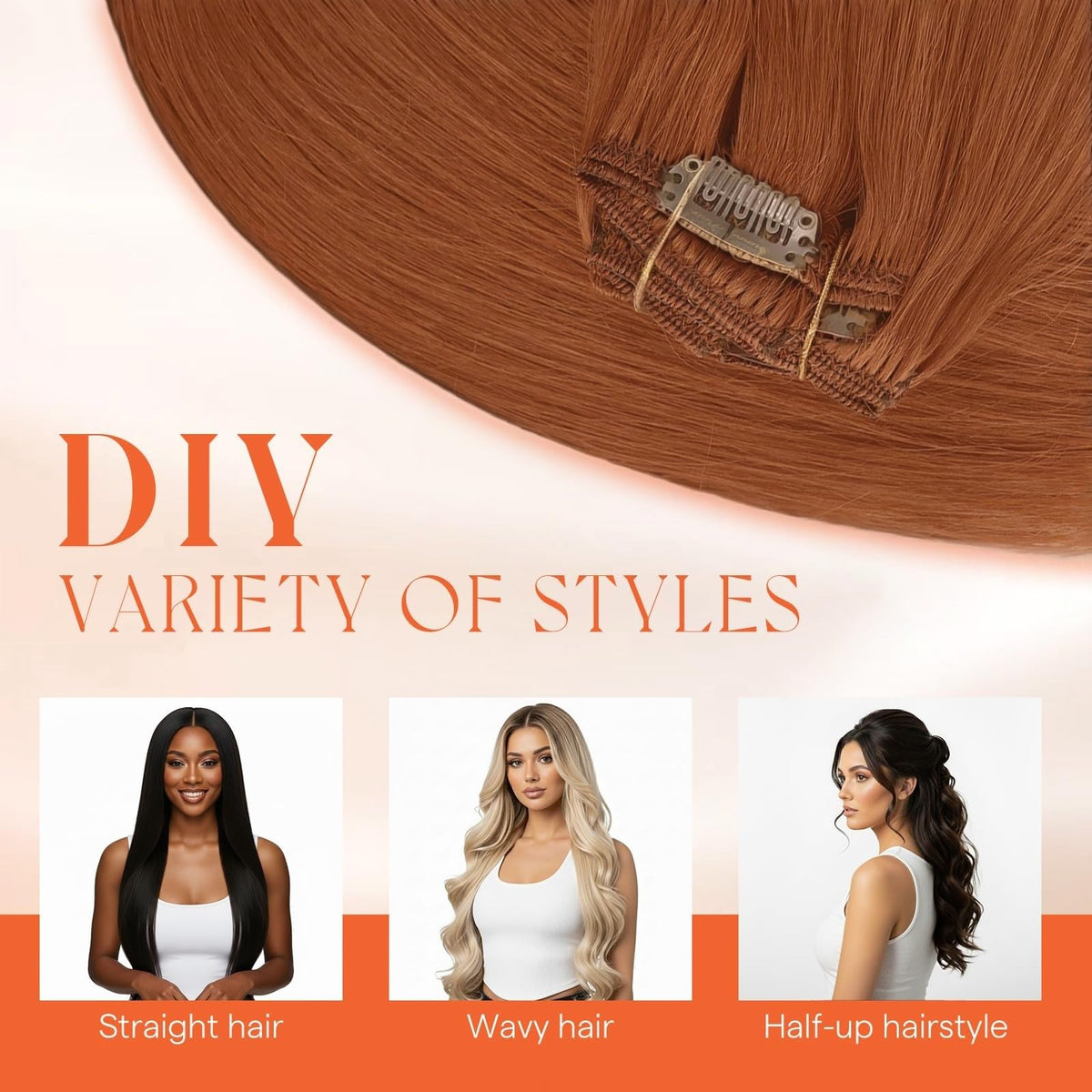 Extensions de cheveux Sunny Hair 24 pouces en mode coiffure quotidienne