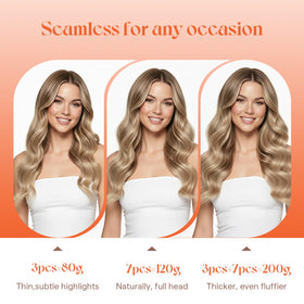 Extensions de cheveux Sunny Hair avec un mélange de couleurs