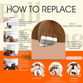 Extensions de cheveux tissés Full Shine en paquet avec instructions