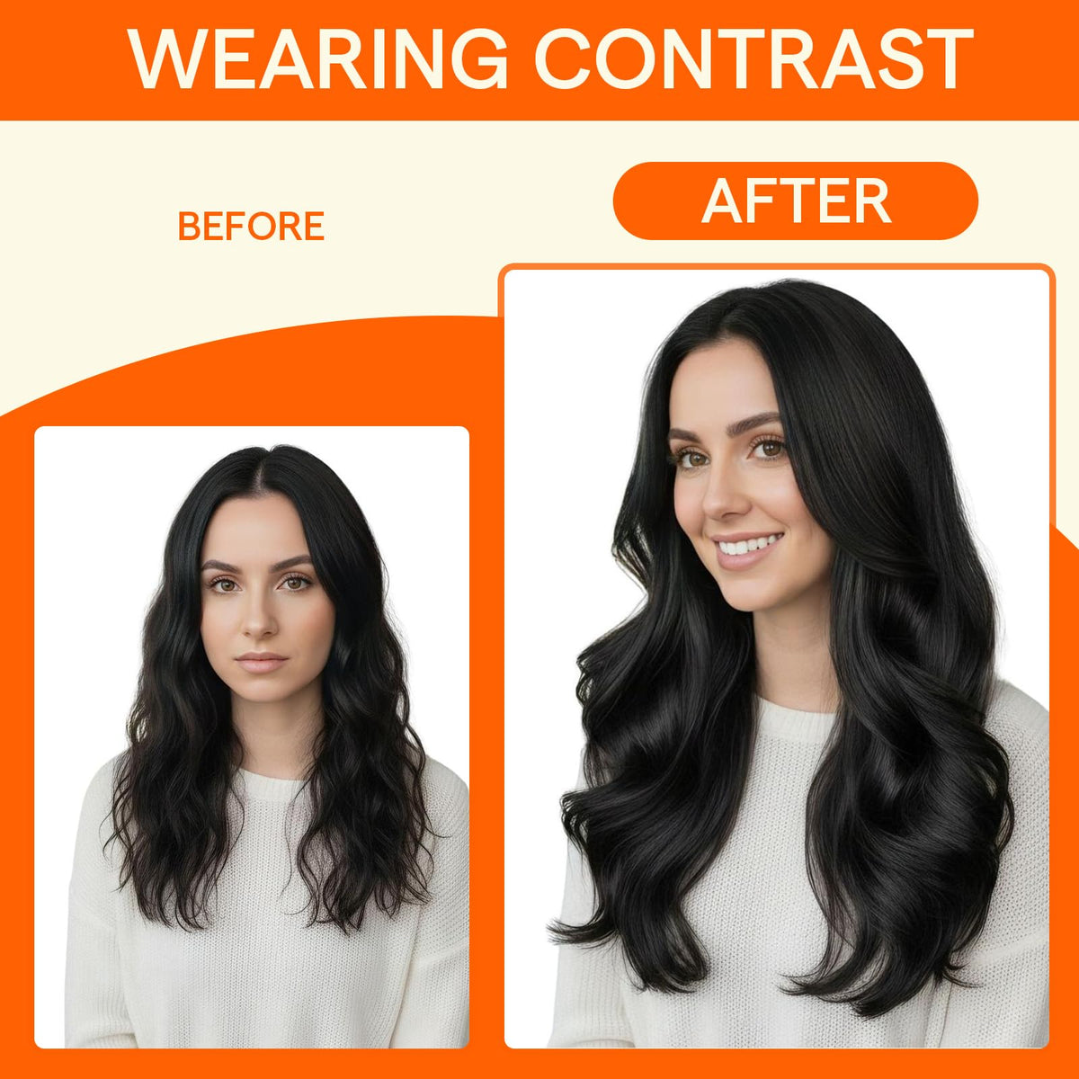 Extensions de cheveux U Tip Full Shine en différentes longueurs et couleurs