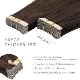 Extensions de cheveux Wennalife 16 pouces en chocolat en situation