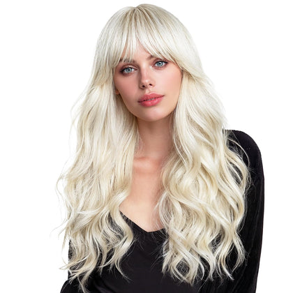 Extensions de cheveux Wennalife 18 pouces blond blanc vue avant