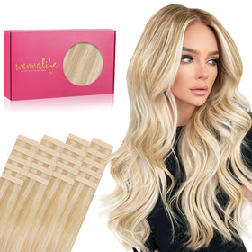 Extensions de cheveux Wennalife 18 pouces blond sale vue avant