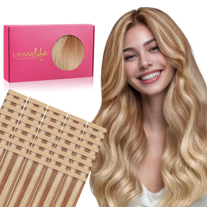 Extensions de cheveux Wennalife 22 pouces couleur beige cendré