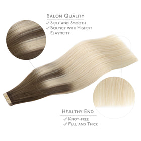 Extensions de cheveux Wennalife 50g 18 pouces platine blond en paquet