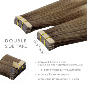Extensions de cheveux Wennalife 50g 18 pouces platine blond sur un support