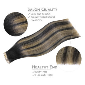 Extensions de cheveux Wennalife affichées sur un mannequin