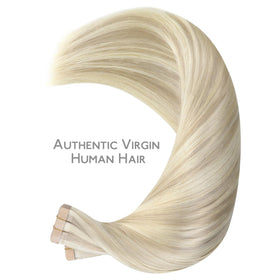Extensions de cheveux Wennalife avec couleur blond cendré et reflets platine