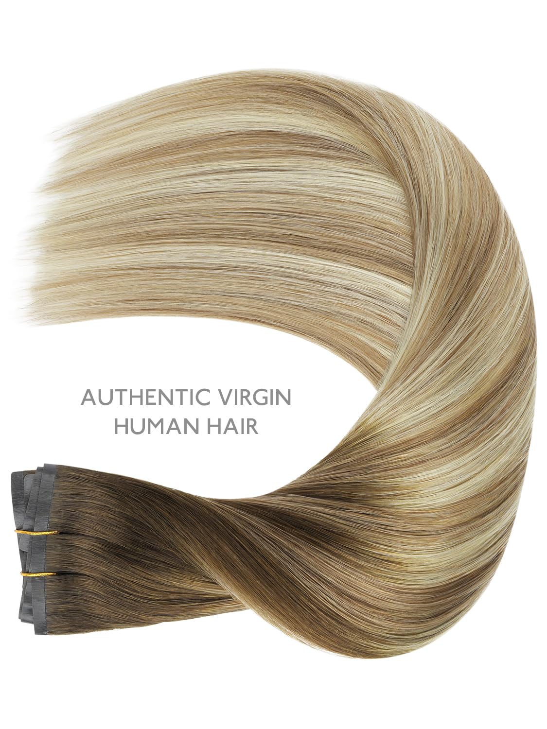 Extensions de cheveux Wennalife avec reflets blonds