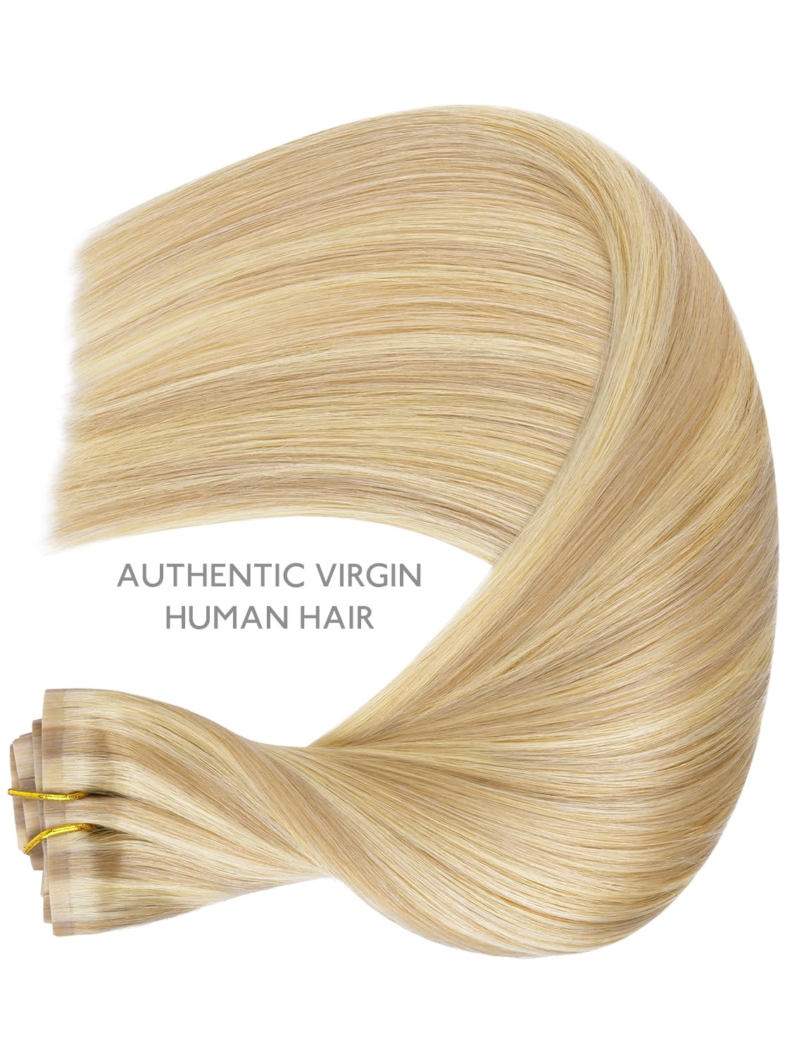 Extensions de cheveux Wennalife en cheveux humains avec reflets dorés