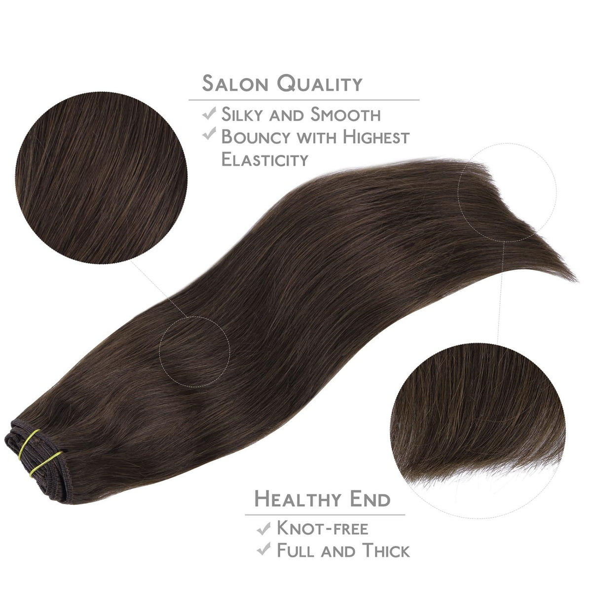 Extensions de cheveux Wennalife en paquet avec instructions