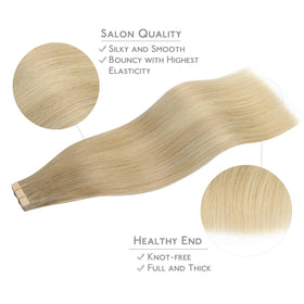 Extensions de cheveux Wennalife en texture lisse et brillante