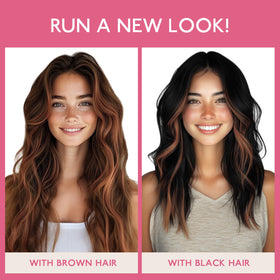 Extensions de cheveux Wennalife en utilisation sur modèle